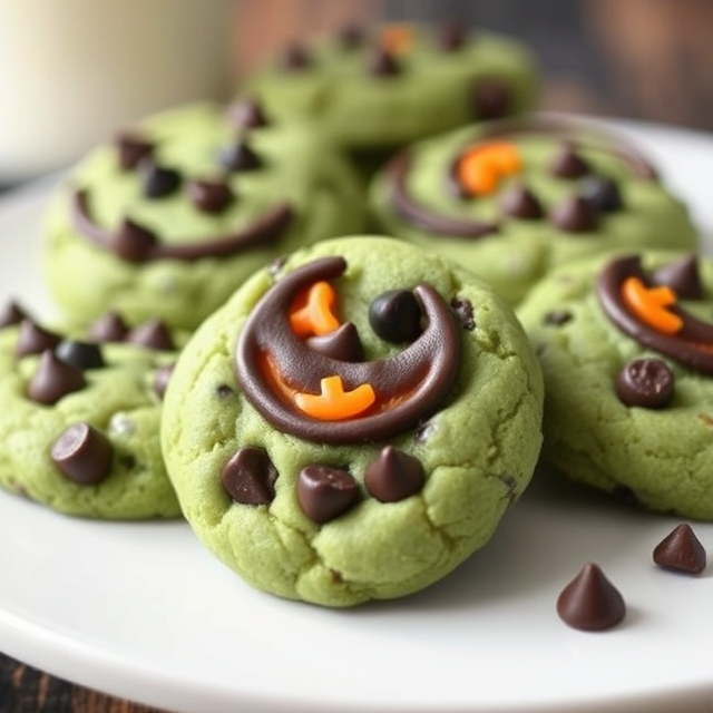 Spooky Halloween Chocolate Chip Cookies