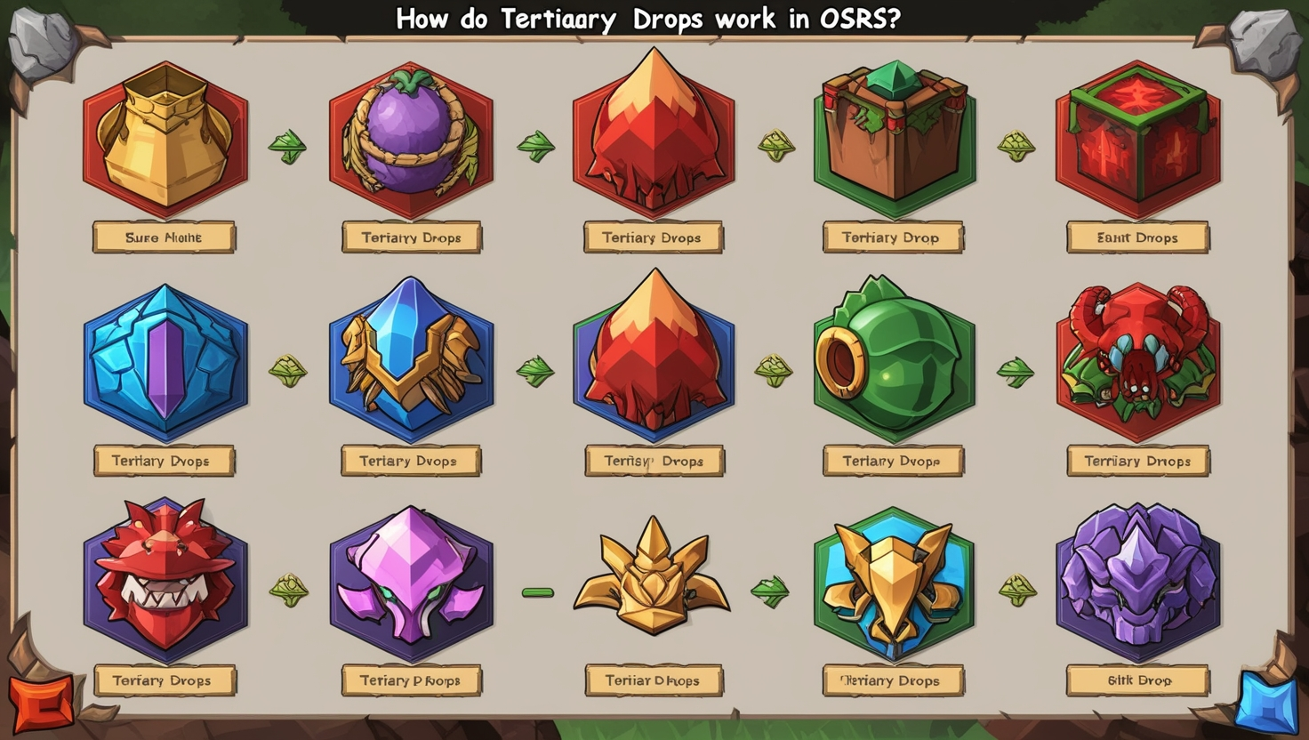 How Do Tertiary Drops Work in OSRS