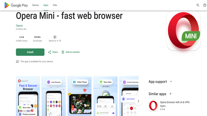 下載 Opera Mini APK