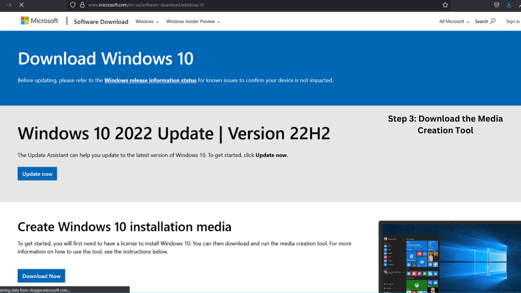 windows 10 pro download step by step