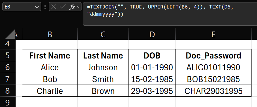 textjoin function excel