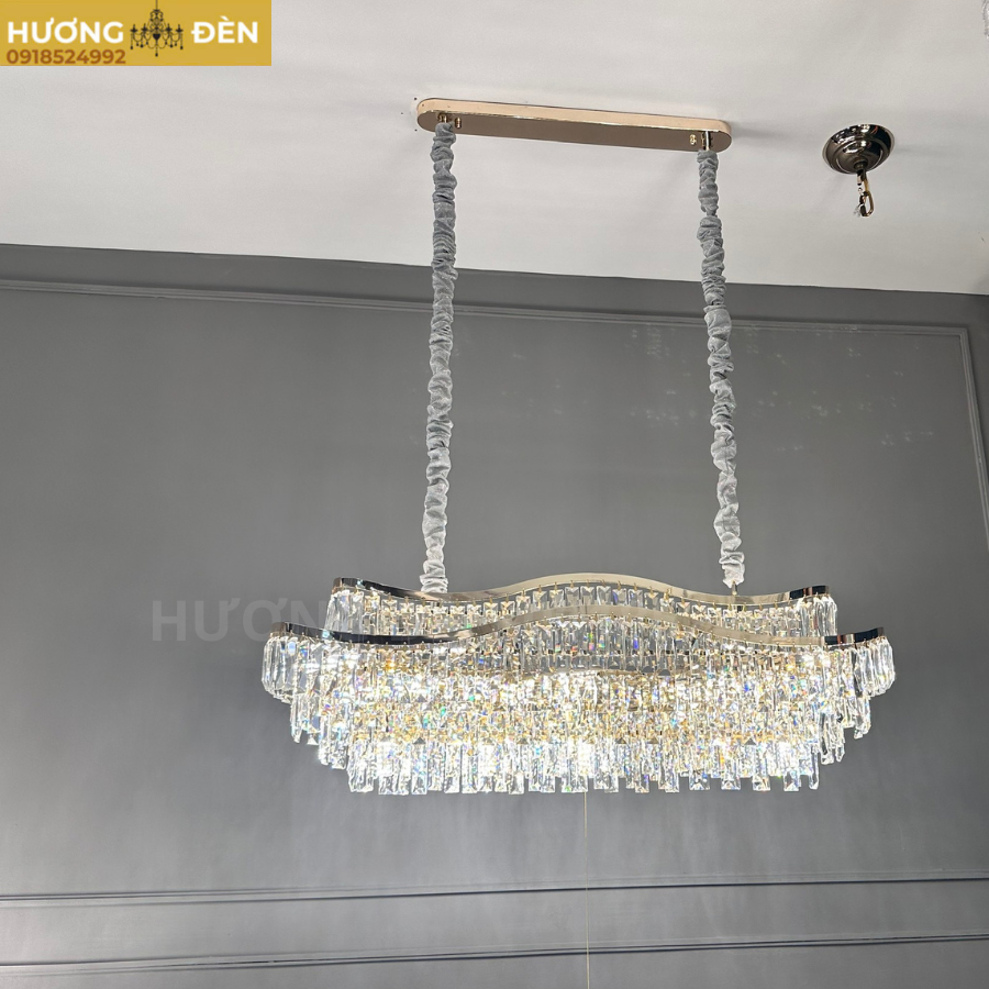 Đèn thả ngang pha lê TPL691 NGANG