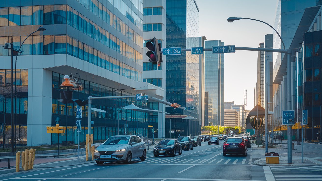 Edge AI powering real-time decision-making in smart city infrastructure like traffic lights and energy systems