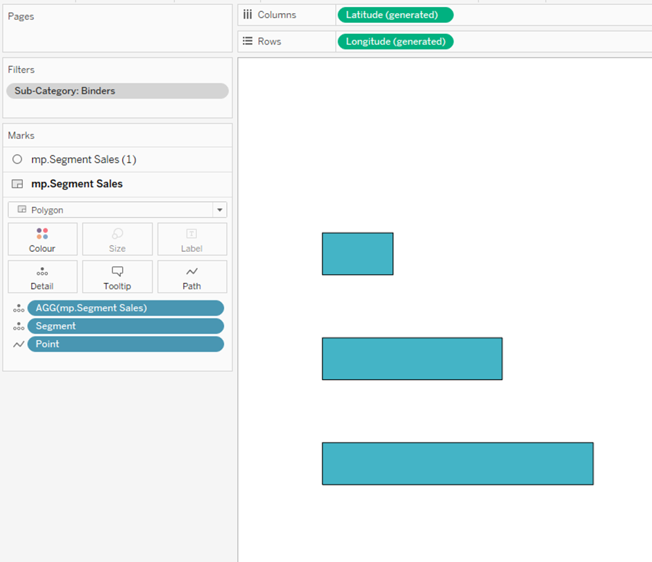 Tableau Map layers bar chart