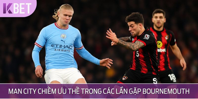 Thống kê đối đầu cho thấy sự áp đảo của Man City trong quá khứ