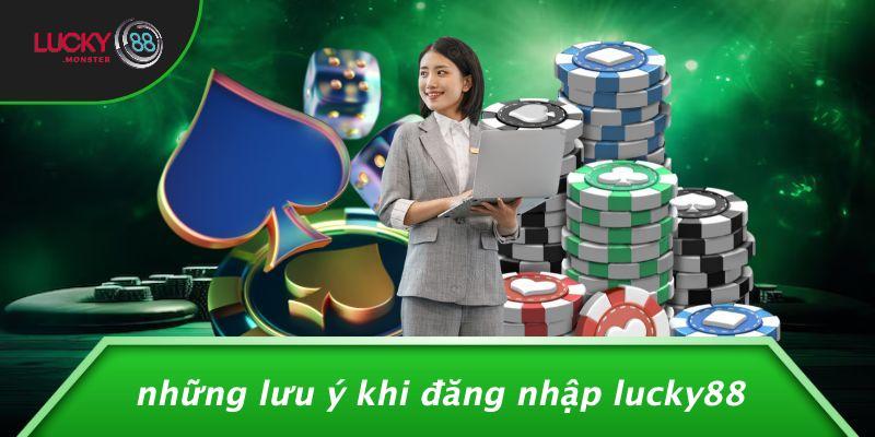 Những Lưu Ý Khi Đăng Nhập Lucky88