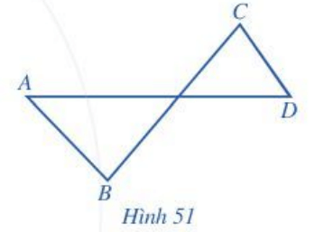 CHƯƠNG 6. HÌNH HỌC PHẲNGBÀI 3: ĐOẠN THẲNG1. HAI ĐOẠN THẲNG BẰNG NHAUBài 1: Với A, B là hai điểm đã cho, đặt cạnh của thước đi qua hai điểm A, B rồi lấy đầu bút chì vạch theo cạnh thước từ A đến B. Giải nhanh:Nét vẽ trên trang giấy là hình ảnh của đoạn thẳng AB (Hình 39).Bài 2: Quan sát Hình 41và cho biết: điểm nào thuộc đoạn thẳng IK, điểm nào không thuộc đoạn thẳng IKGiải nhanh:Hai điểm I và K thuộc đoạn thẳng IK.Điểm P nằm giữa hai điểm I, K nên điểm P thuộc đoạn thẳng IK.Điểm Q nằm giữa hai điểm I, K nên điểm Q thuộc đoạn thẳng IK.Điểm T khác hai điểm I, K và không nằm giữa hai điểm I, K nên điểm T không thuộc đoạn thẳng IK.Điểm R khác hai điểm I, K và không nằm giữa hai điểm I, K nên điểm R không thuộc đoạn thẳng IK.Vậy các điểm thuộc đoạn thẳng IK là điểm I, điểm K, điểm P và điểm Q, các điểm không thuộc đoạn thẳng IK là điểm T và điểm R.Bài 3: Thực hiện theo các bước sau ( Hình 42):Bước 1. Vẽ đoạn thẳng AB, đường thẳng d và điểm C nằm trên dBước 2. Đặt compa sao cho một mũi nhọn trùng với điểm A, mũi kia trùng với điểm B của đoạn thẳng ABBước 3. Giữ độ mở của compa không đổi, rồi đặt compa sao cho một mũi nhọn trùng với điểm C. mũi kia thuộc đường thẳng d, cho ta điểm D. Ta nhận được đoạn thẳng CD.Giải nhanh:Bước 1. Vẽ đoạn thẳng AB, đường thẳng d và điểm C nằm trên d:Bước 2. Đặt compa sao cho một mũi nhọn trùng với điểm A, mũi kia trùng với điểm B của đoạn thẳng ABBước 3. Giữ độ mở của compa không đổi, rồi đặt compa sao cho một mũi nhọn trùng với điểm C. mũi kia thuộc đường thẳng d, cho ta điểm D. Ta nhận được đoạn thẳng CD.2. ĐỘ DÀI ĐOẠN THẲNGBài 1: Quan sát Hình 44.a) Hãy đo độ dài của các đoạn thẳng trong Hình 44.b) So sánh độ dài của hai đoạn thẳng AB và CD; AB và EG.Giải nhanh:Học sinh thực hành đo độ dàiCD < AB = EGBài 2: Quan sát Hình 45, đo rồi sắp xếp ba đoạn thẳng AB, BC, CA theo thứ tự từ nhỏ đến lớn.Giải nhanh:Sử dụng thước đo độ dài để đo độ dài các đoạn thẳng trên Hình 45, ta được:AB = 1,5 cm;AC = 2 cm;BC = 2,5 cm.Vì 1,5 < 2 < 2,5 nên AB < AC < BC.Vậy độ dài các đoạn thẳng theo thứ tự từ nhỏ đến lớn là: AB; AC; BC.3. TRUNG ĐIỂM CỦA ĐOẠN THẲNGBài 1: Quan sát đoạn thẳng AB trên giấy ô vuông (Hình 46). Gấp giấy sao cho điểm B trùng vào điểm A. Nếp gấp cắt đoạn thẳng AB tại điểm M. Hãy so sánh hai đoạn thẳng MA và MBGiải nhanh:Gấp đôi giấy để điểm B trùng với điểm A, ta được:Nếp gấp cắt đoạn thẳng AB tại điểm MTiến hành đo độ dài đoạn MA, MB ta được:MA = 3cm; MB = 3cm.Suy ra MA = MB = 3 cm.Vậy MA = MB. Bài 2: Nếu dùng một sợi dây để chia một thanh gỗ thẳng thành hai phần bằng nhau thì nên làm thế nào ?Giải nhanh:Ta có một thanh gỗ như sau:Và một sợi dây: Để chia thanh gỗ thành hai phần bằng nhau, ta làm như sau:Đặt một đầu sợi dây vào đầu thanh gỗ kéo căng theo chiều dài thanh gỗ, đánh dấu đầu còn lại của thanh gỗ trên sợi dây và cắt phần dây thừa đi.Sau đó gập đôi sợi dây lại sao cho hai đầu sợi dây trùng nhau. Đánh dấu điểm gấp điểm đó chính là trung điểm của sợi dây và cũng chính là trung điểm của độ dài thanh gỗ. Tiếp đó căng lại sợi dây theo chiều dài và đánh dấu trên thanh gỗ. Dùng cưa cắt đôi thanh gỗ đó theo dấu vừa đánh ta chia được thanh gỗ thành hai phần bằng nhau.BÀI TẬPBài 1: Quan sát Hình 49 và cho biết: điểm nào thuộc đoạn thẳng MN, điểm nào không thuộc đoạn thẳng MN.Giải nhanh:Dựa vào hình vẽ, ta thấy: Hai điểm M và N thuộc đoạn thẳng MN, điểm P nằm giữa hai điểm M và N nên điểm P là điểm thuộc đoạn thẳng MN. Điểm Q khác hai điểm M và N, không nằm giữa M và N nên điểm Q không thuộc đoạn thẳng MN.Bài 2: Vẽ đoạn thẳng PQ. Vẽ điểm I thuộc đoạn thẳng PQ và điểm K không thuộc đoạn thẳng PQ. Giải nhanh:- Vẽ đoạn thẳng PQ:Chấm hai điểm P và Q trên giấy, sau đó dùng thước nối hai điểm P với Q ta được đoạn thẳng PQ.- Vì điểm I thuộc đoạn thẳng PQ nên điểm I nằm giữa hai điểm P và Q. Do đó ta có hình vẽ sau:- Vì điểm K không thuộc đoạn thẳng PQ nên có thể lấy điểm K, sao cho:+) K thuộc đường thẳng PQ nhưng khác P và Q và không nằm giữa P và Q:+) K không thuộc đường thẳng PQ:Bài 3: Phát biểu đầy đủ các khẳng định sau đây:a) Nếu điểm C là trung điểm của đoạn thẳng PQ thì điểm...nằm giữa hai điểm...hai đoạn thẳng...bằng nhau.b) Nếu điểm G nằm giữa hai điểm I, K và GI = GK thì điểm ...là trung điểm của đoạn thẳng...Giải nhanh:a) Nếu điểm C là trung điểm của đoạn thẳng PQ thì điểm C nằm giữa hai điểm P, Q và hai đoạn thẳng PC, QC bằng nhau.b) Nếu điểm G nằm giữa hai điểm I, K và GI = GK thì điểm G là trung điểm của đoạn thẳng IK.Bài 4: Quan sát Hình 50.a) Điểm I thuộc những đoạn thẳng nào? b) Điểm I là trung điểm của những đoạn thẳng nào? c) Điểm A không thuộc những đoạn thẳng nào? Giải nhanh:a) Quan sát Hình 50, ta có:Trong ba điểm thẳng hàng A, I, B điểm I nằm giữa hai điểm A và B nên I thuộc đoạn thẳng AB.Trong ba điểm thẳng hàng C, I, D điểm I nằm giữa hai điểm C và D nên I thuộc đoạn thẳng CD.b) Ta có I nằm giữa hai điểm A và B, IA = IB = 3cm nên I là trung điểm của đoạn thẳng AB.Ta có I nằm giữa hai điểm C và D, IC = ID = 4cm nên I là trung điểm của đoạn thẳng CD.Vậy I là trung điểm của đoạn thẳng AB và đoạn thẳng CD.c) Điểm A khác hai điểm I, C và không nằm giữa hai điểm I và C nên điểm A không thuộc đoạn thẳng IC.Điểm A khác hai điểm I, D và không nằm giữa hai điểm I và D nên điểm A không thuộc đoạn thẳng ID.Điểm A khác hai điểm C, D và không nằm giữa hai điểm C và D nên điểm A không thuộc đoạn thẳng CD.Điểm A khác hai điểm I, B và không nằm giữa hai điểm I và B nên điểm A không thuộc đoạn thẳng IB.Vậy điểm A không thuộc các đoạn thẳng IC, ID, CD và IB.Bài 5: Trong Hình 51, biết AB = 4cm, BC = 7cm, CD = 3cm, AD = 9cm.a) Tính độ dài đường gấp khúc ABCD. b) So sánh độ dài đường gấp khúc ABCD và độ dài đoạn thẳng AD. Giải nhanh:a) Độ dài đường gấp khúc ABCD bằng độ dài đoạn AB cộng độ dài đoạn BC cộng độ dài đoạn CD và bằng: 4 + 7 + 3 = 14 (cm).Vậy độ dài đường gấp khúc ABCD bằng 14 cm.b) Vì 14 > 9 nên độ dài đường gấp khúc ABCD lớn hơn độ dài đoạn thẳng AD.Vậy độ dài đường gấp khúc ABCD lớn hơn độ dài đoạn thẳng AD.Bài 6: Hãy tìm một số hình ảnh về đoạn thẳng và trung điểm của đoạn thẳng trong thực tiễn.Giải nhanh:+) Bập bênh: Điểm tựa của bập bênh chính là trung điểm của thanh ngồi.Điểm đặt trục M của cân sẽ là trung điểm của đoạn thẳng AB.TÌM TÒI VÀ MỞ RỘNG