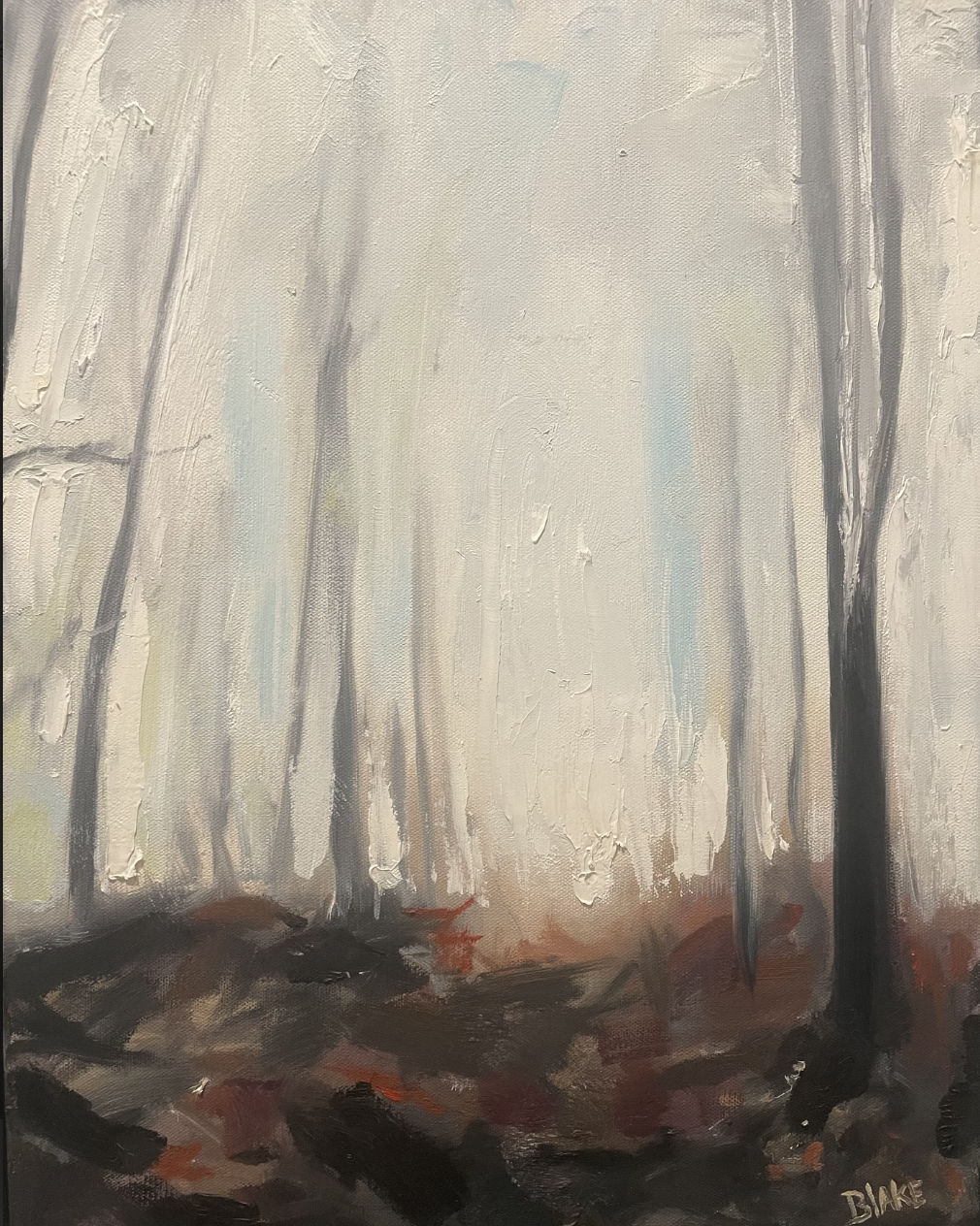 “Bell Wood”, 16x20, 2020 by Kate Blake
