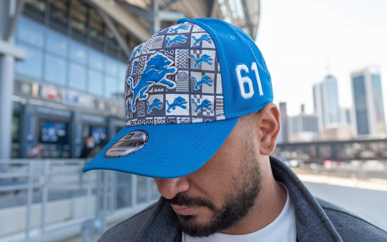 Detroit Lions New Era 1961 Vintage Flex Hat