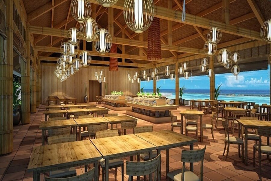 Huong Bien Restaurant is an ideal place to organize family or group parties. Source: visitphuquoc