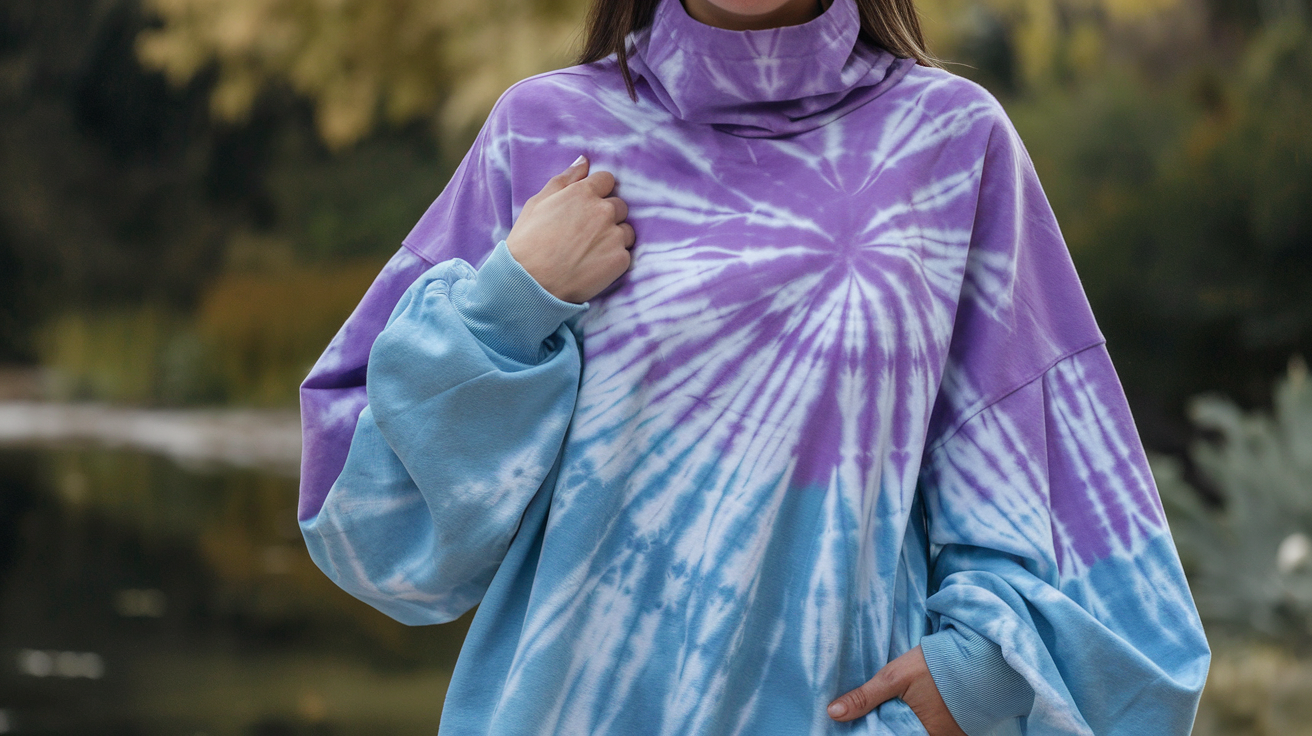 Purple and Blue Tie Dye Fugler