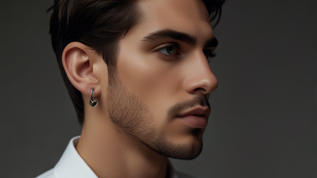 cool men earrings gagas​