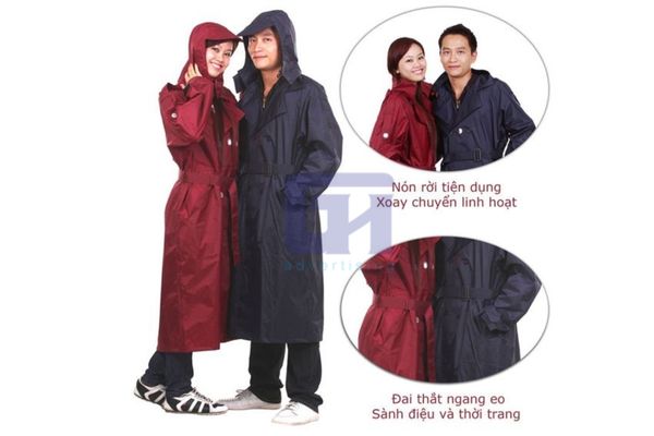 Công dụng của áo mưa vải dù