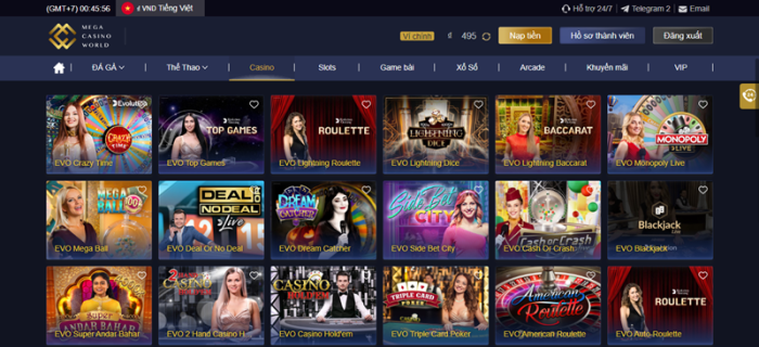 Những Trò Chơi Casino Trực Tuyến Khác Tại MCW