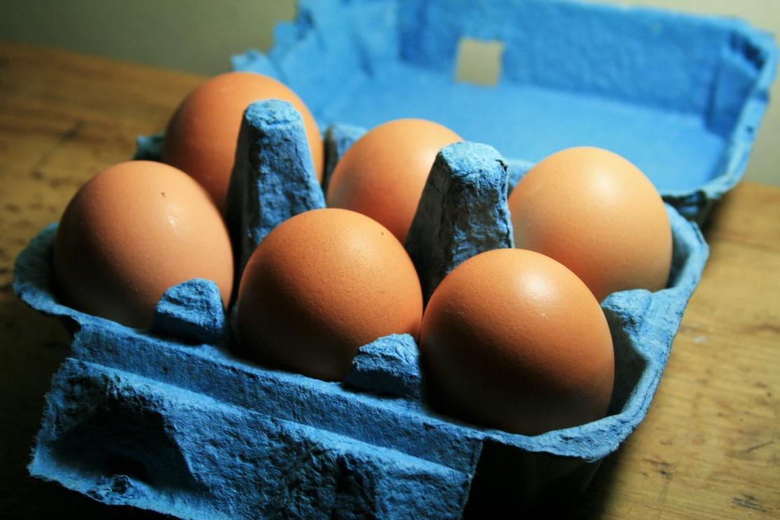 A carton of eggs