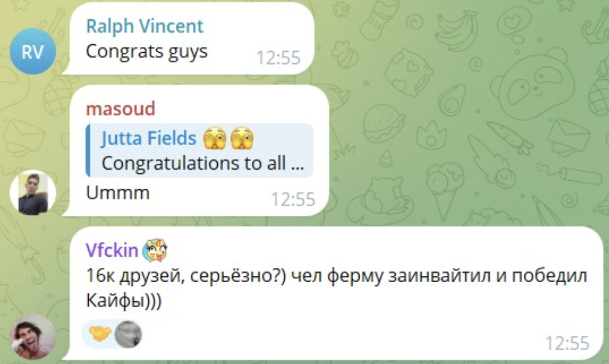 bot telegram time farm feedback