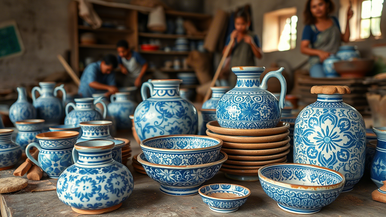 Multani Blue Pottery