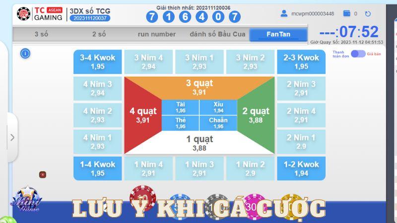 Những lưu ý quan trọng khi cá cược XSMN