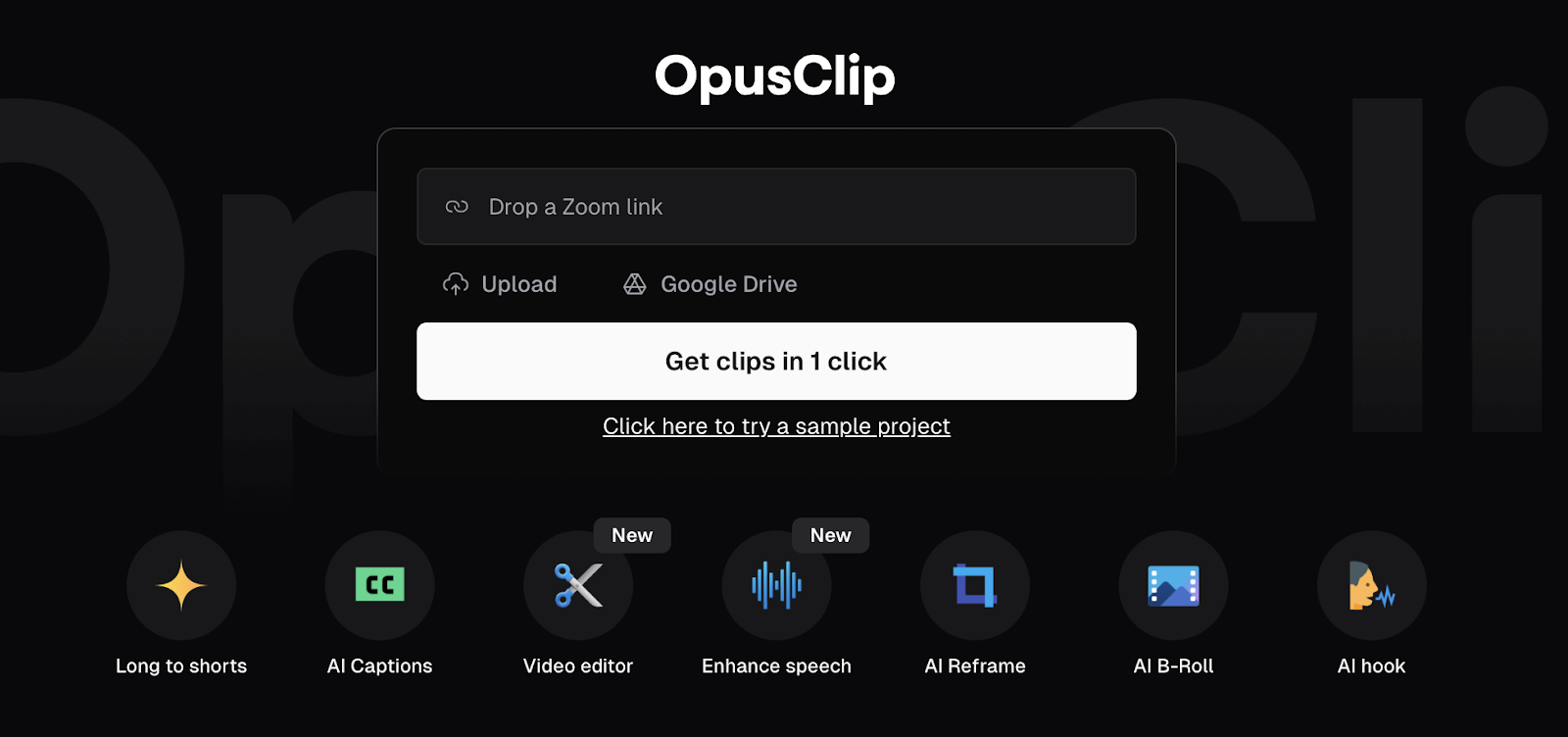 Opus Clip AI features