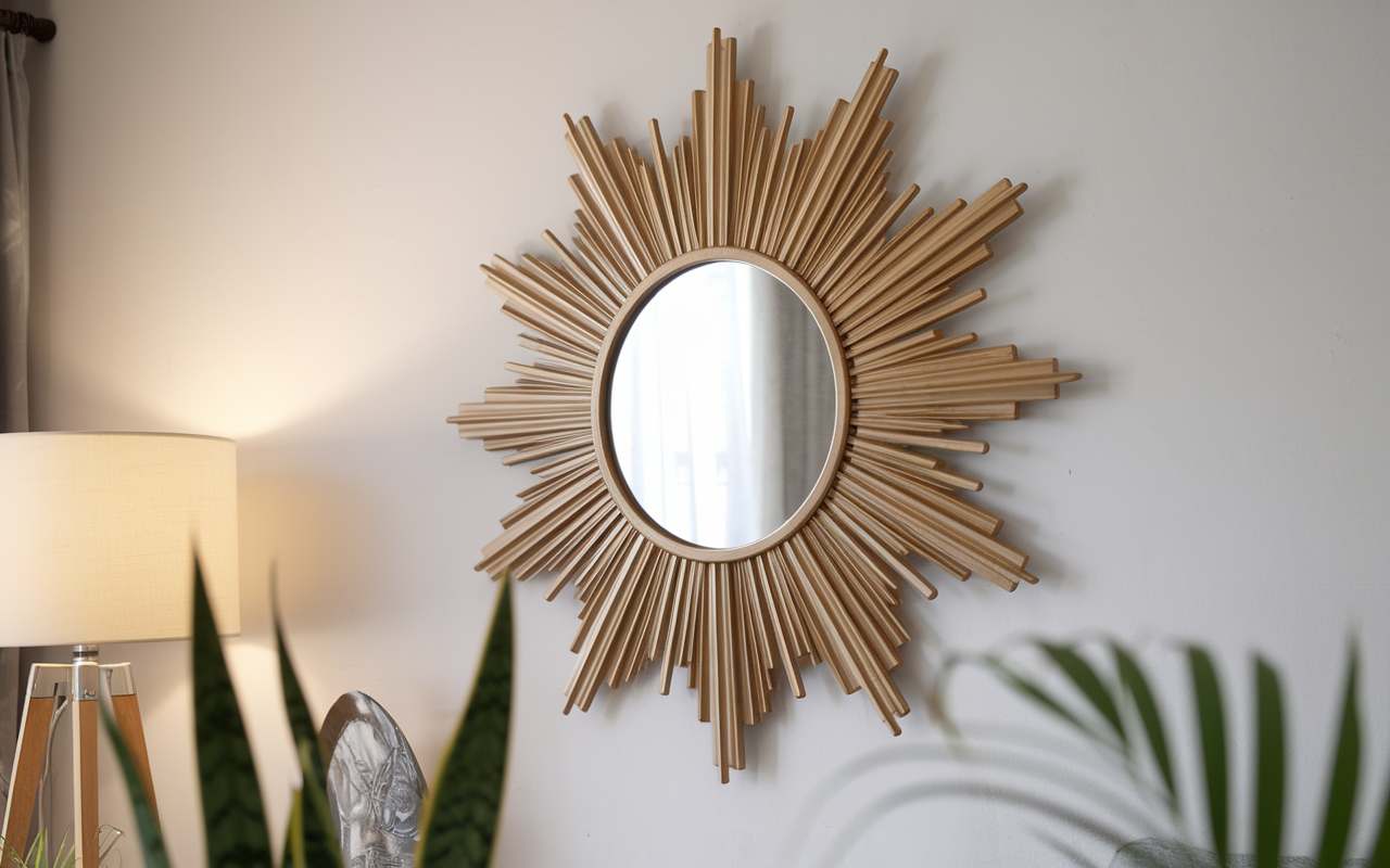 IKEA Sunburst Figgjo Wall Mirror