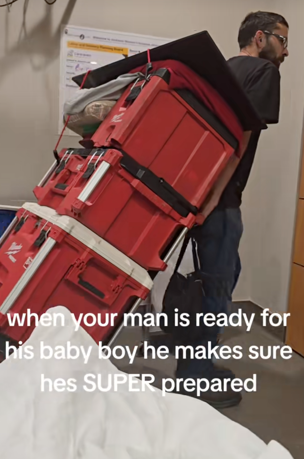 @pitapocket92/TikTok when your man is ready for his baby boy he makes sure he's super prepared