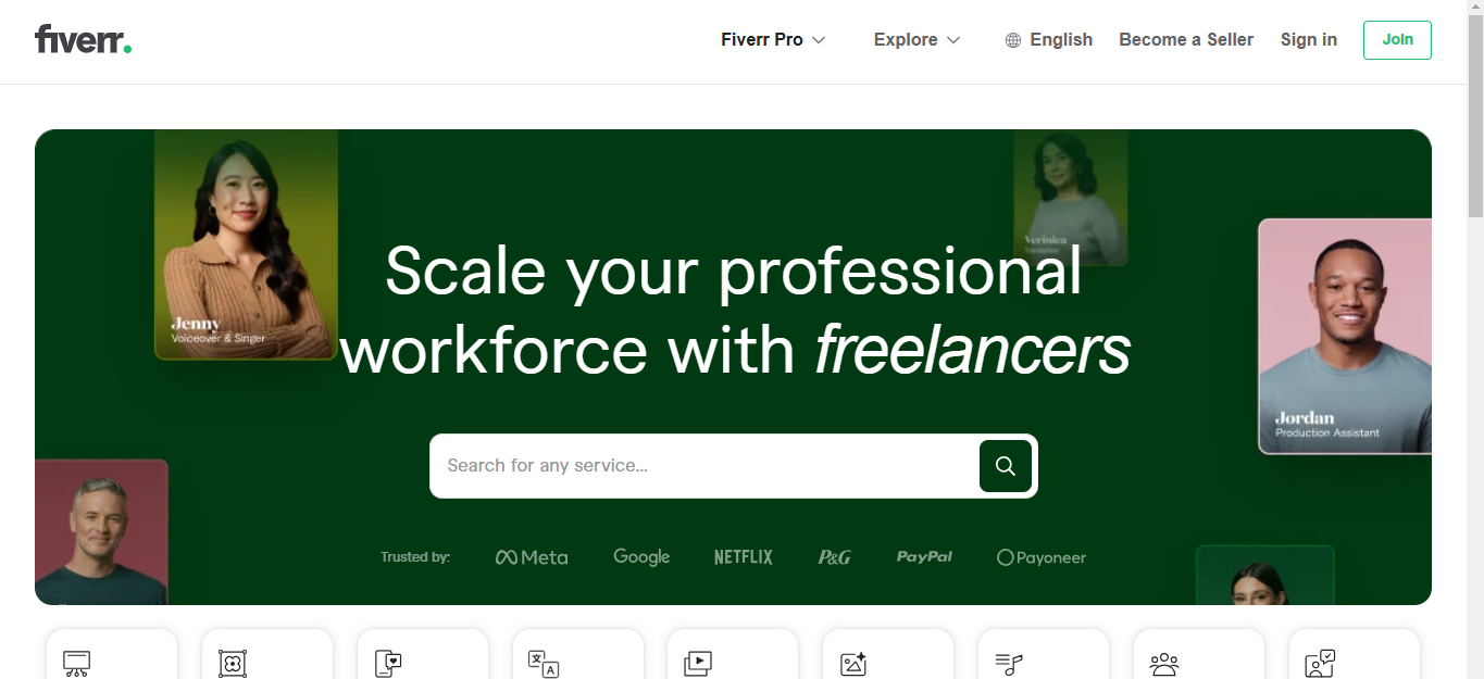 a screenshot of fiverr.com