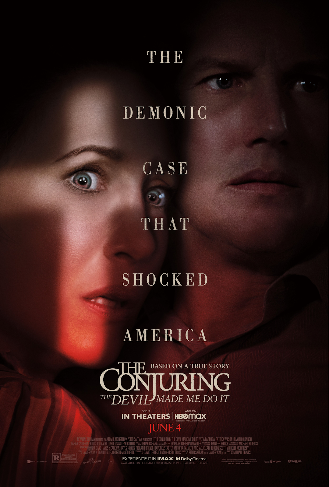 The Conjuring: The Devil Made Me Do It- 18 rated horror movies on netflix