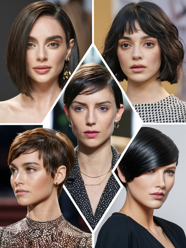 39. Blunt Cut Bob with Textured Roots