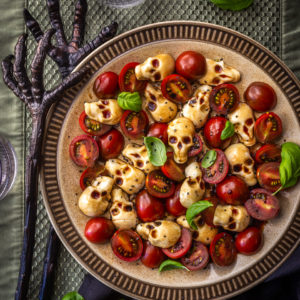 Halloween Caprese Salad