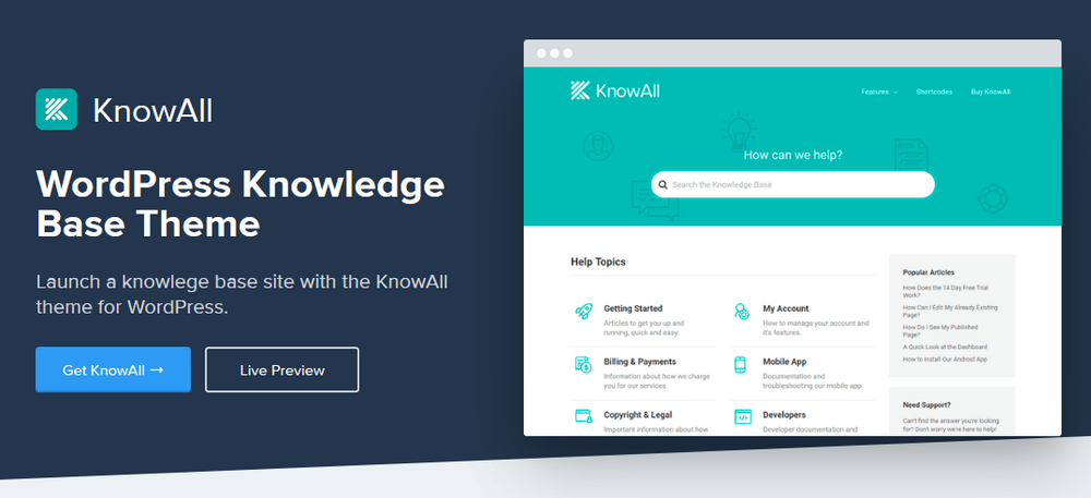 KnowAll WordPress premium theme