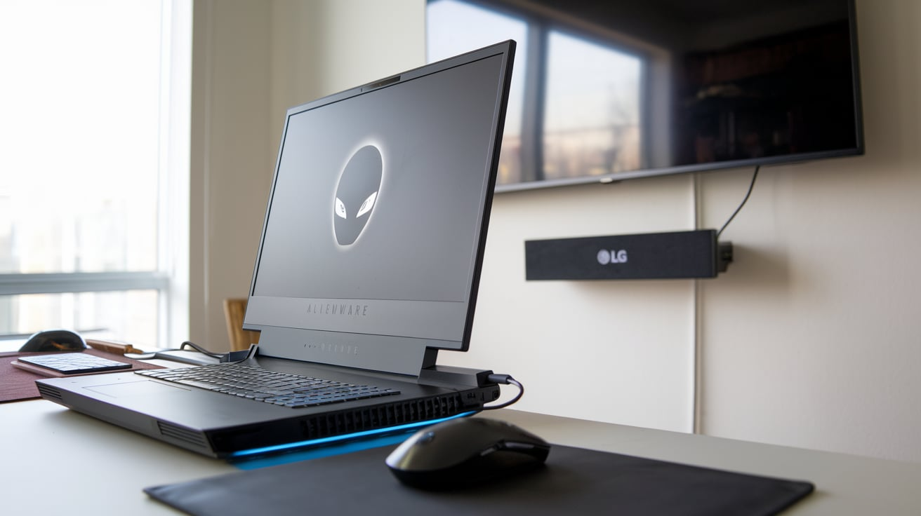 How to Connect Alienware m17r4 to LG C1 TV