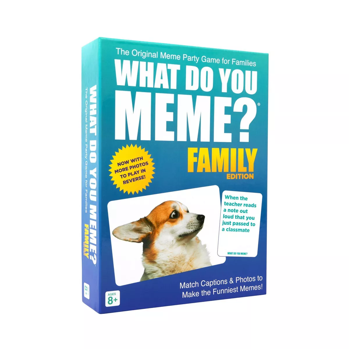 Family edition What Do You Meme game gift for coworker.