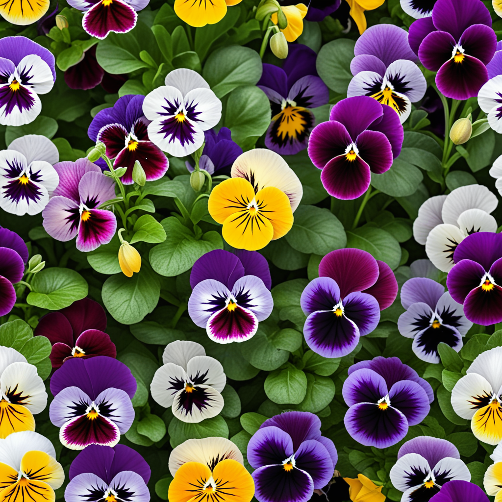 Enjoy Your Beautiful Pansy Flowers