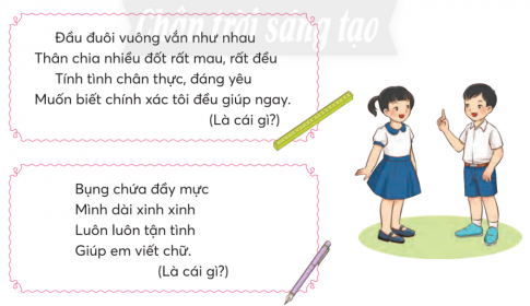 CHỦ ĐỀ: VÀO NĂM HỌC MỚIBÀI 4: NHỚ LẠI BUỔI HỌC ĐẦU TIÊNKHỞI ĐỘNGNói về ngày đầu tiên e đi học theo gợi ý:Giải nhanh:Cảnh vật: lạ lẫm, mọi thứ đều mới mẻCon người: toàn những bạn học mớiKHÁM PHÁ VÀ LUYỆN TẬP1) Đọc và trả lời câu hỏi:Câu 1: Những điều gì gợi cho tác giả nhớ về buổi đầu đi học?Câu 2: Vì sao tác giả thấy lạ khi đi trên con đường làng quen thuộc?Câu 3: Những hình ảnh nào cho thấy các bạn học trò mới bỡ ngỡ trong ngày tựu trường?Câu 4:  Bài đọc nói về điều gì?Cảnh đẹp của một buổi sáng cuối mùa thuNiềm vui của tác giả khi được mẹ dẫn đi họcKỉ niệm đẹp đẽ của tác giả trong buổi đầu đi họcGiải nhanh:Câu 1: Vào cuối thu, lá ngoài đường rụng nhiều, và trên khôn có những đám mấy bàng bạc Câu 2: Trong lòng tác giả đang có sự thay đổi lớn  hôm nay tác giả đi học