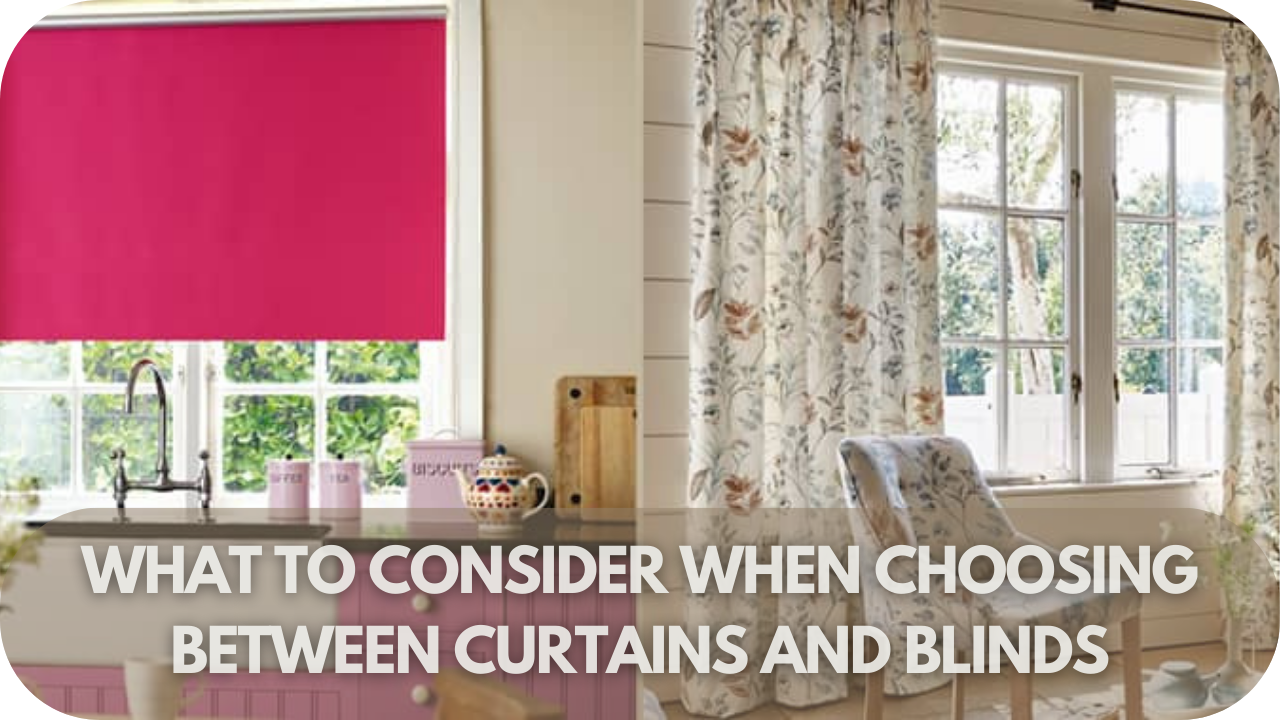 Choosing between curtains and blinds factors