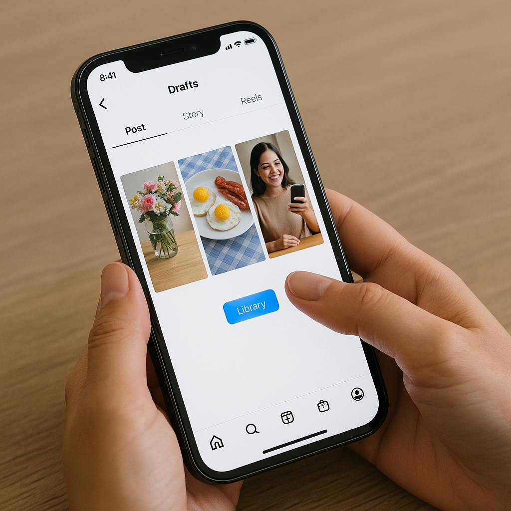 インスタの下書き機能とは？できることと基本の使い方