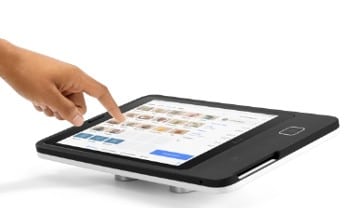 Square stand mount.