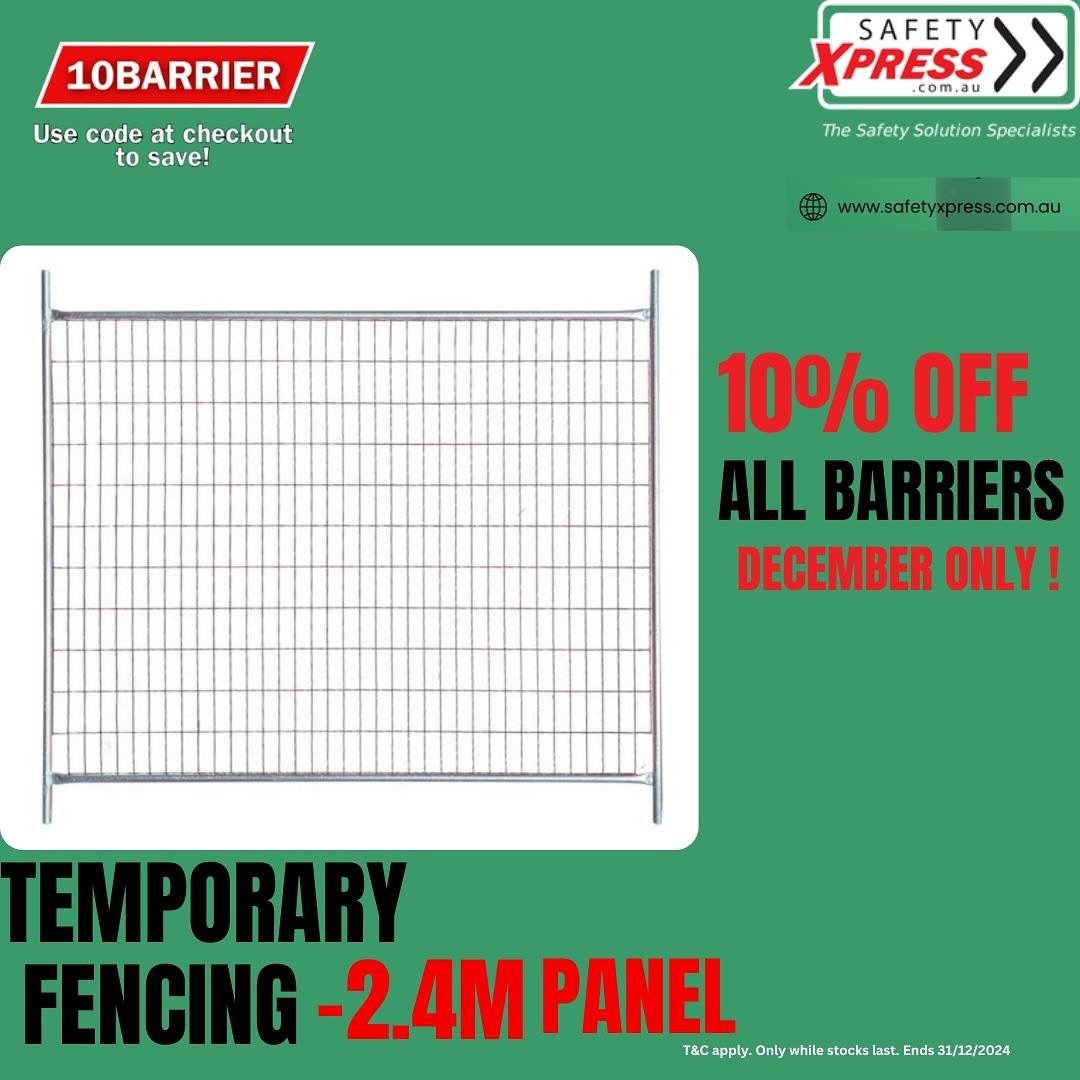 Celebrate the Holidays with Exclusive - Savings on Temporary Fencing Panels