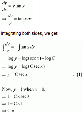 NCERT Solutions class 12 Maths Differential Equations