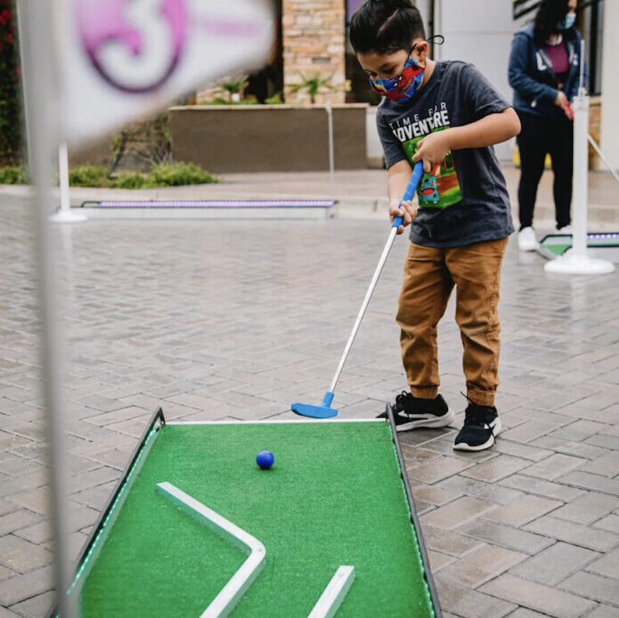 portable mini golf safety tips