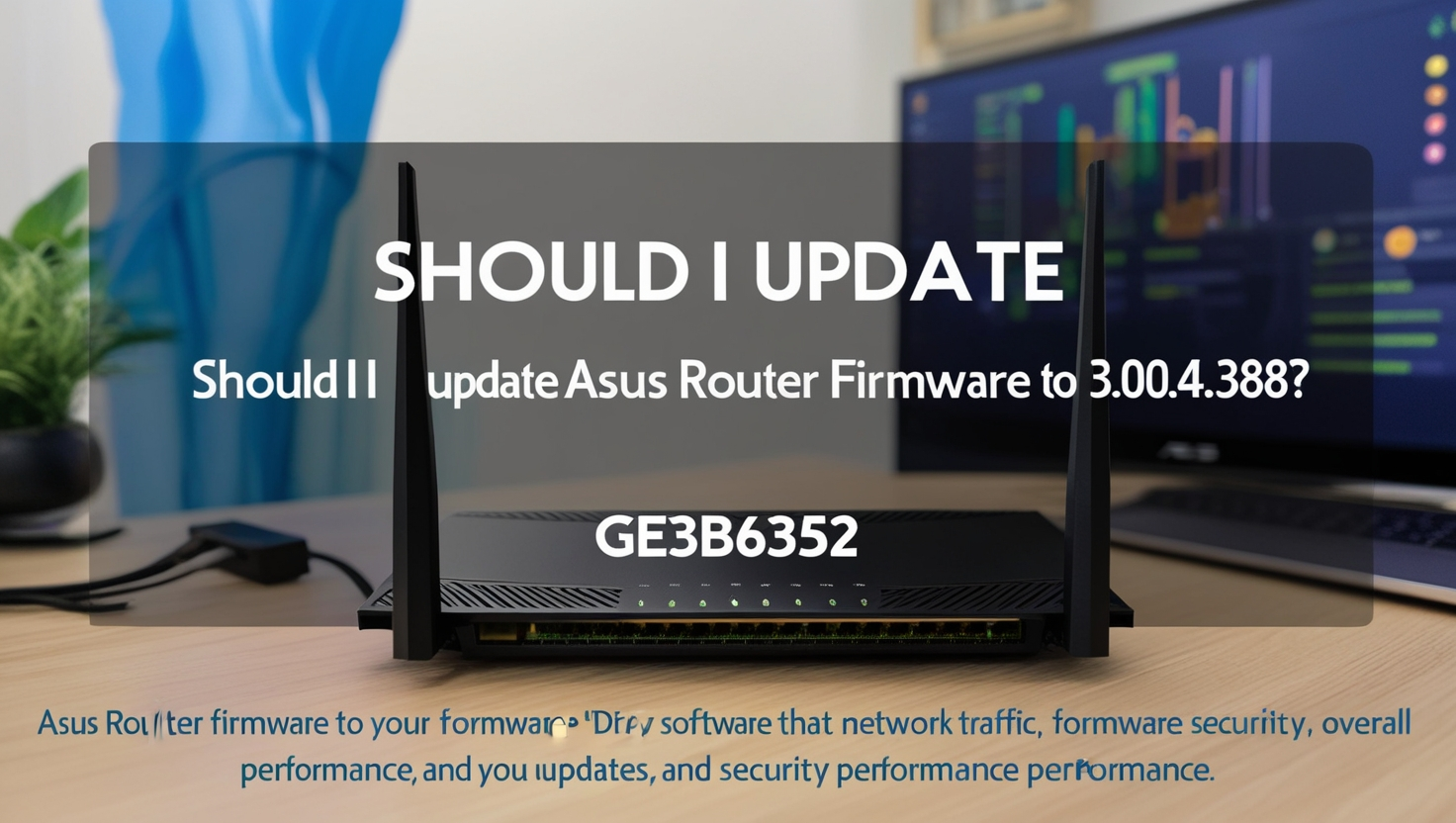 should i update asus router firmware to 3.0.0.4.388_24762-ge3b6352
