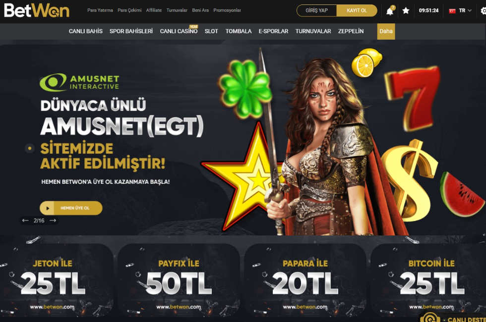 Betwon Casino: Türk Oyuncular İçin Modern Bir Oyun Deneyimi