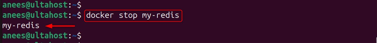 stop docker container