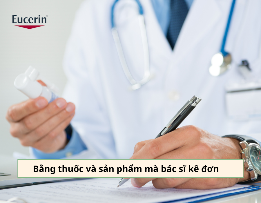 Bằng thuốc và sản phẩm mà bác sĩ kê đơn