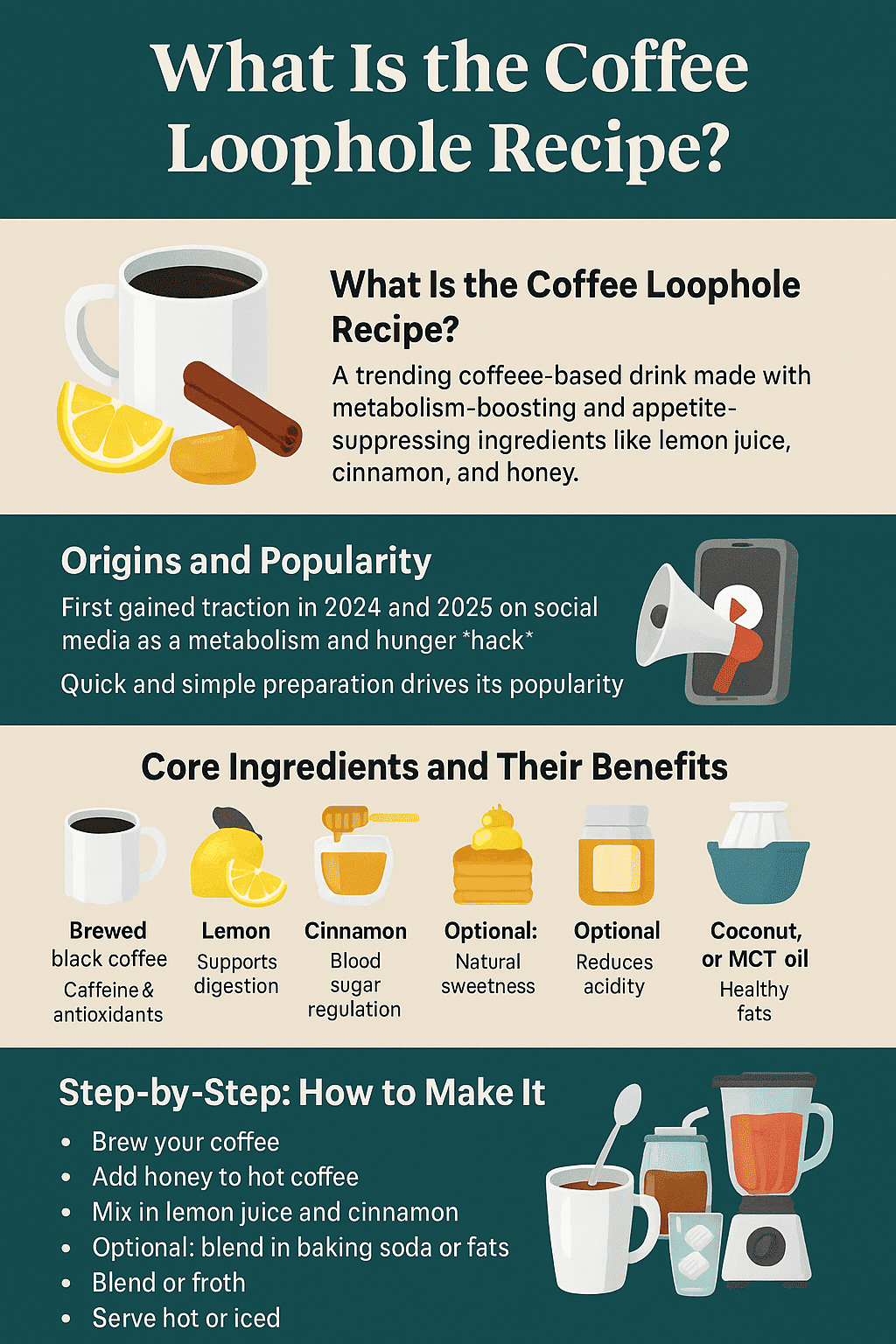 What Is the Coffee Loophole Recipe? An In-Depth Guide to the Viral Brew (Infographics)