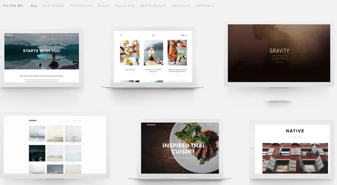 squarespace vs adobe portfolio,
Squarespace templates, squarespace website templates,Squarespace best templates,
 Squarespace Themes, free squarespace templates, Presentybox