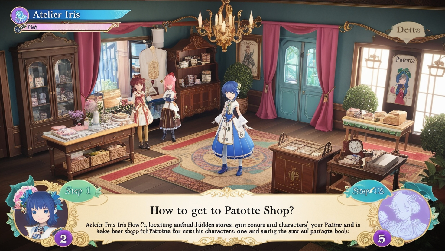 Atelier Iris How to Get to Patotte Shop