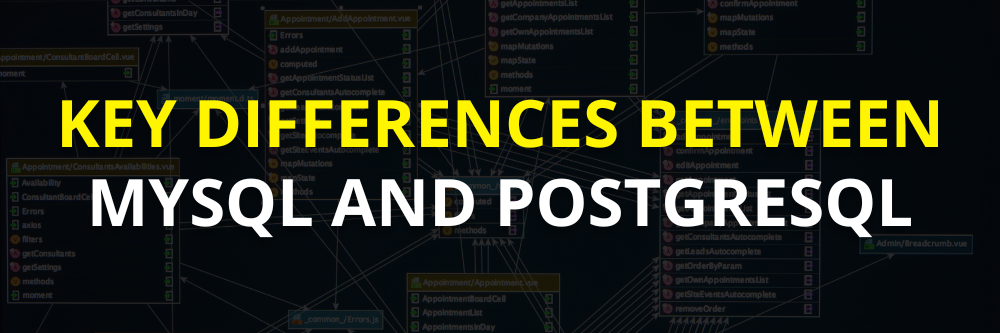 Key differences between MySQL and PostgreSQL