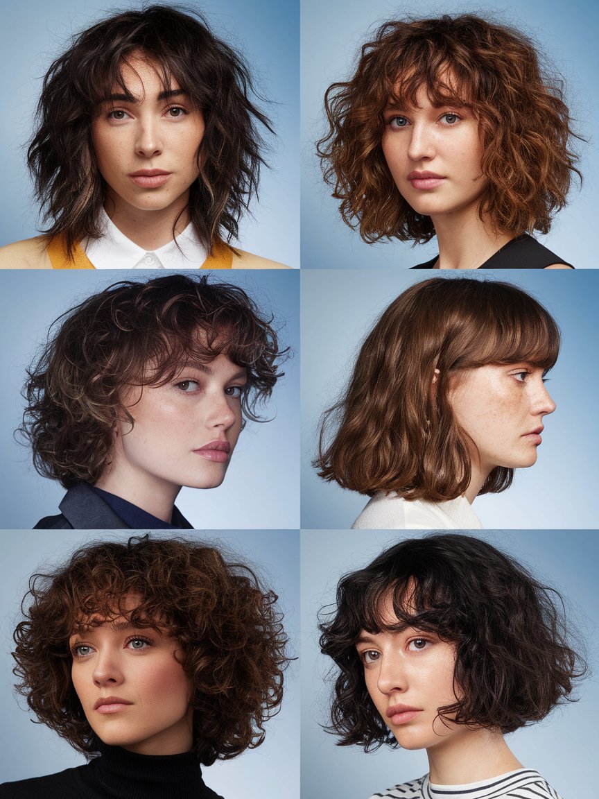 31. Curly Collar-Length Hair