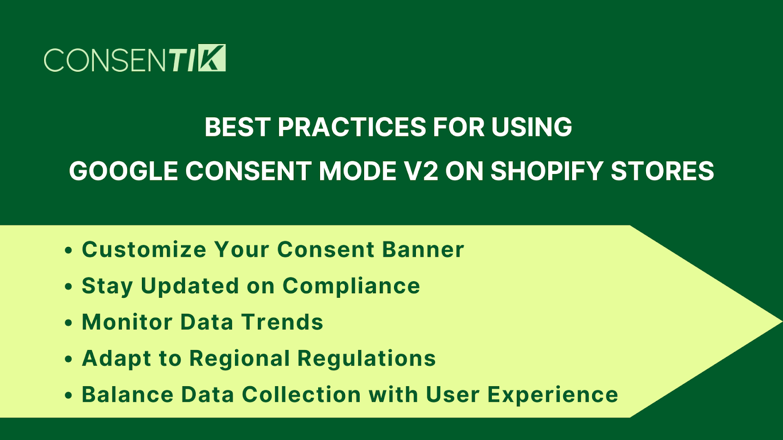 Best Practices for Using Google Consent Mode v2 on Shopify Stores